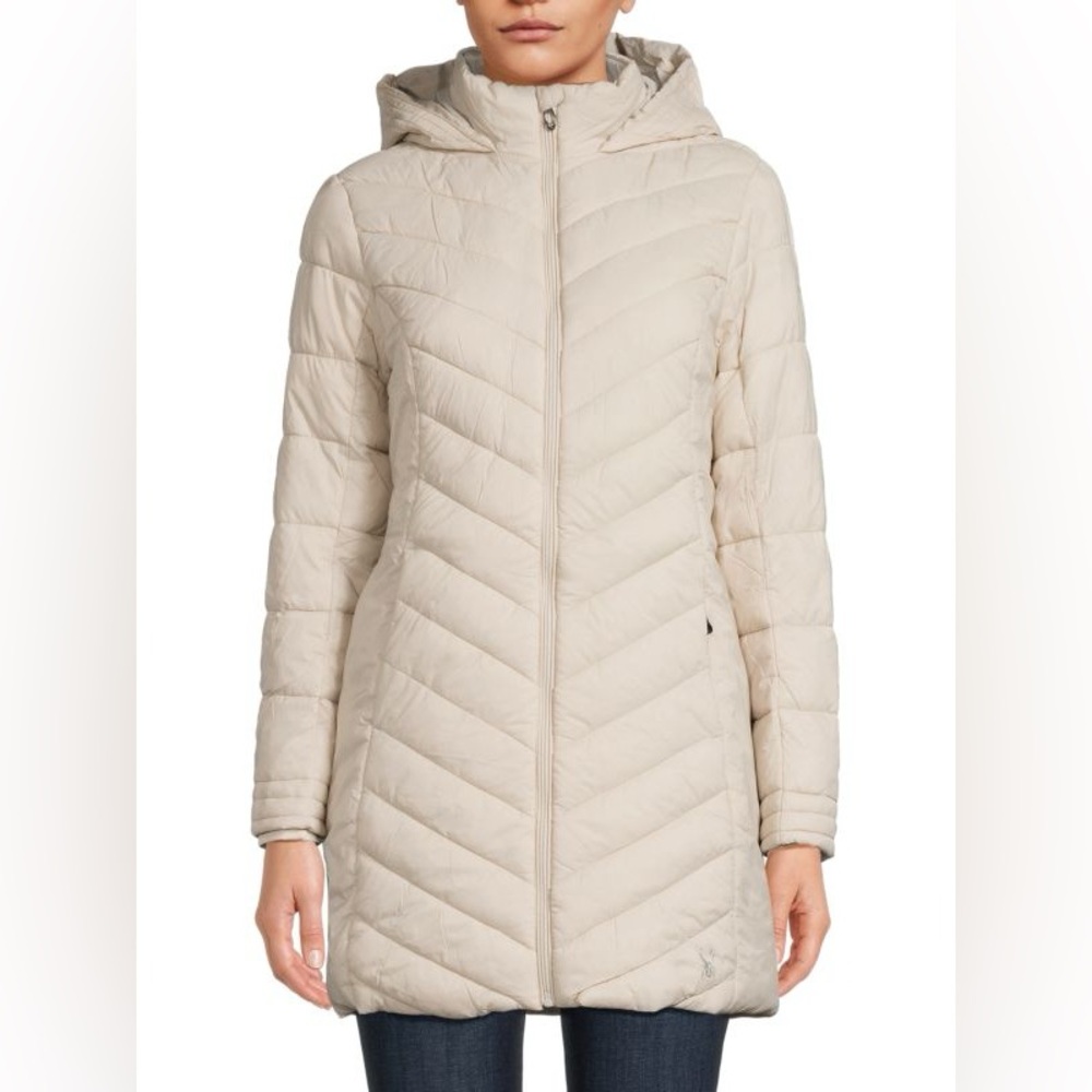 Spyder Hooded Longline Puffer Jacket